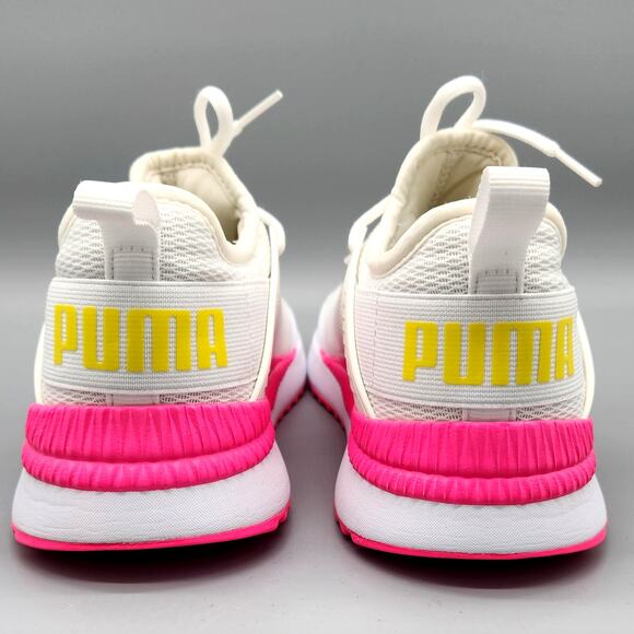 PUMA Pacer Next Cage Fresh Sneaker Wms Size 7 White & Pink Exc Condition - Picture 5 of 11